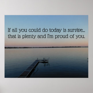 Poster Survie du lac