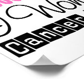 Poster Survivant 22 Cancer du sein (Coin)