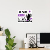 Poster Survivant 22 Cancer pancréatique (Bureau à domicile)