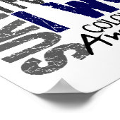 Poster Survivant 4 Cancer du côlon (Coin)