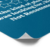 Poster Survivant d'AVC ne recommanderait pas l'art graphi (Coin)