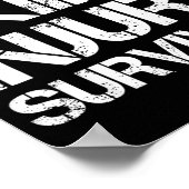 Poster survivant de blessure de ski nautique  (Coin)