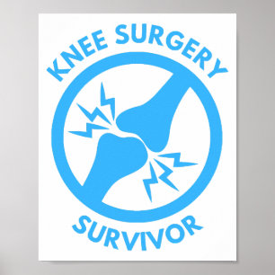 Poster Survivant de la chirurgie du genou