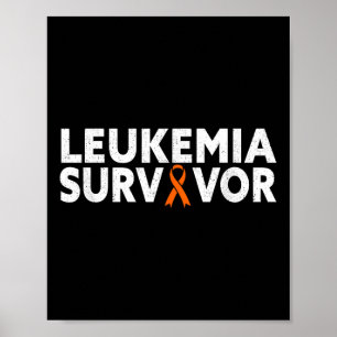 Poster Survivant de la leucémie - Mois de sensibilisation