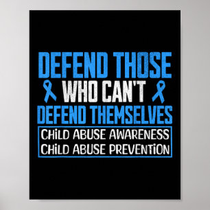 Poster Survivant de la violence envers les enfants Mois d