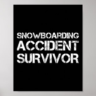 Poster Survivant de l'accident de snowboard