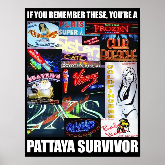 Poster Survivant de Pattaya (Devant)