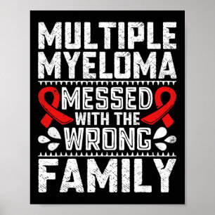 Poster Survivant du cancer du sang sensibilisation au myé