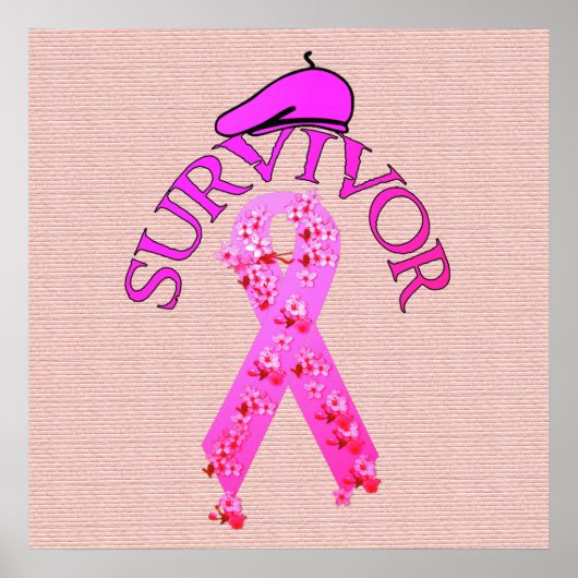 Poster Survivant du cancer du sein (Devant)