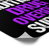 Poster Survivant du guerrier de sensibilisation à la surd (Coin)