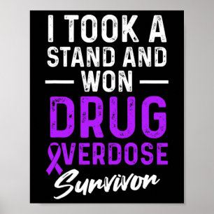 Poster Survivant du guerrier de sensibilisation à la surd