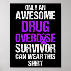 Poster Survivant du guerrier de sensibilisation à la surd