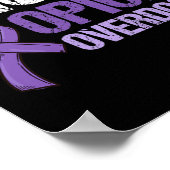 Poster Survivant du guerrier de sensibilisation à la surd (Coin)