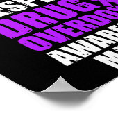 Poster Survivant du guerrier de sensibilisation à la surd (Coin)