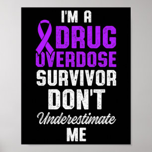Poster Survivant du guerrier de sensibilisation à la surd
