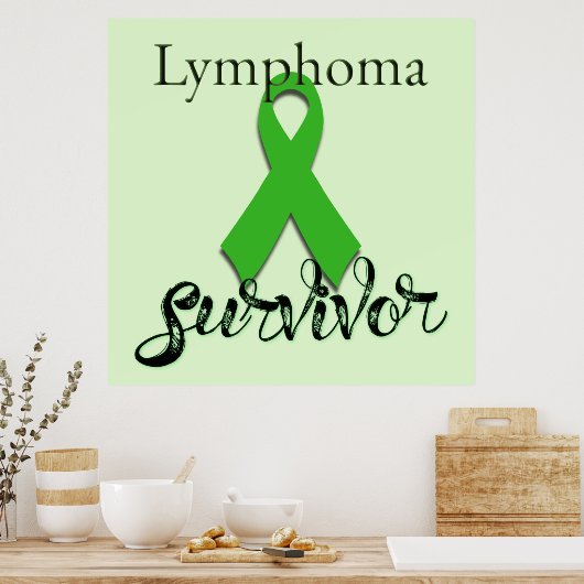 Poster Survivant du lymphome (Cuisine)