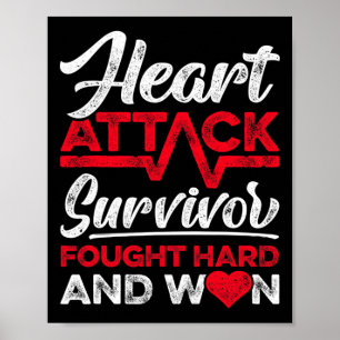 Poster Survivant d'une crise cardiaque a lutté dur et a g