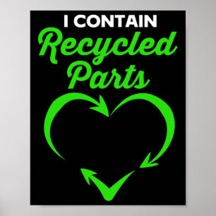 Poster Survivant I contient des pièces Recyclées