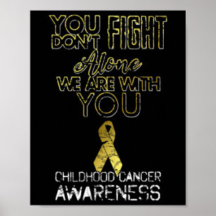 Poster Survivante Cancer de l'enfance Décernée au cancer