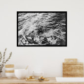 Poster Survivants Titanic dans Lifeboat 1912 (Cuisine)
