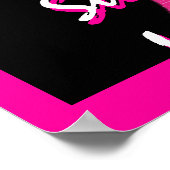 Poster "Survivor In Pink" - Personnalisable (Coin)