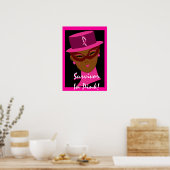 poster "Survivor in roze" -  (Keuken)