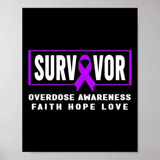 Poster Survivor - Sensibilisation à la dépendance (Devant)