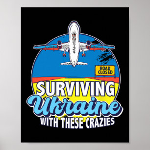 Poster Survivre en Ukraine avec ces fous Ukraine
