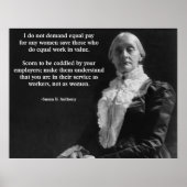 Poster Susan B. Anthony (Devant)
