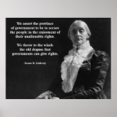 Poster Susan B. Anthony Citation (Devant)