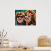 Poster Susan Sarandon et Geena Davies alias Thelma et L (Cuisine)