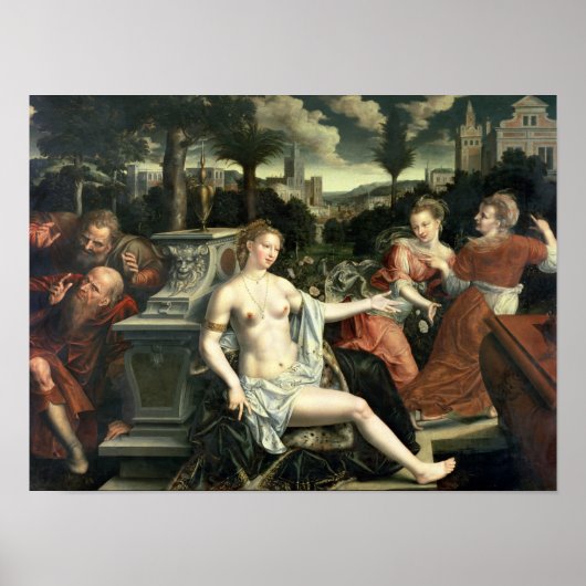 Poster Susanna et les Anciens, 1567 (Devant)