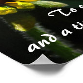 Poster Susans Joués Noirs Avec Verset Écriture (Coin)