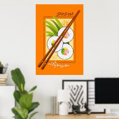 Poster Sushi (Bureau à domicile)
