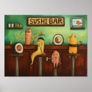 Poster Sushi Bar