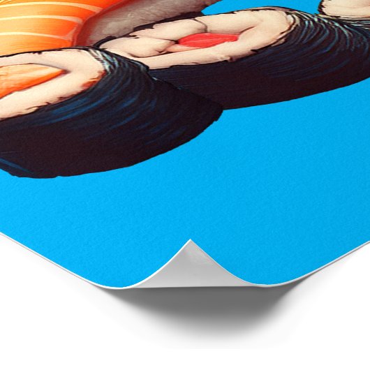 Poster Sushi Cat (Coin)