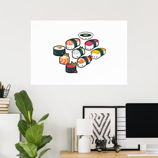 Poster Sushi Combo (Bureau à domicile)