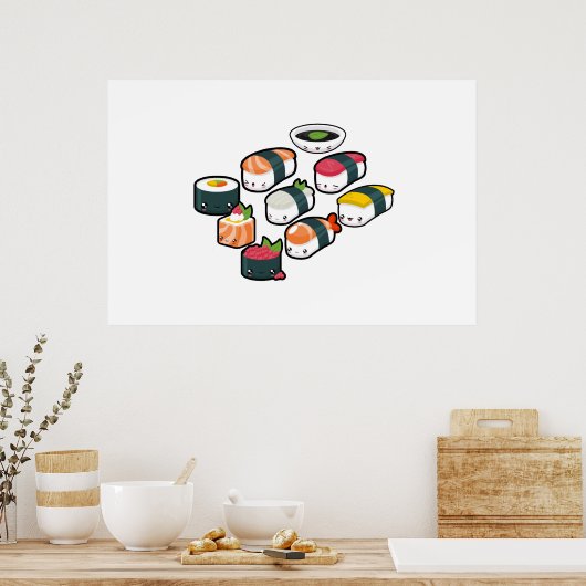 Poster Sushi Combo (Cuisine)