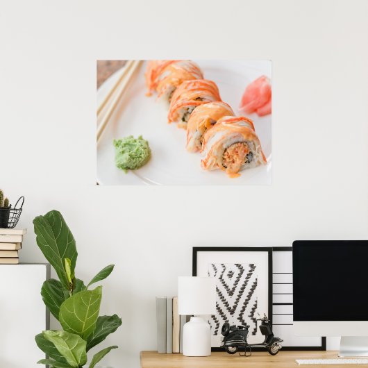 Poster Sushi de crabe épicé (Bureau à domicile)