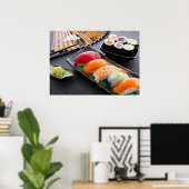 Poster Sushi et rouleaux (Bureau à domicile)