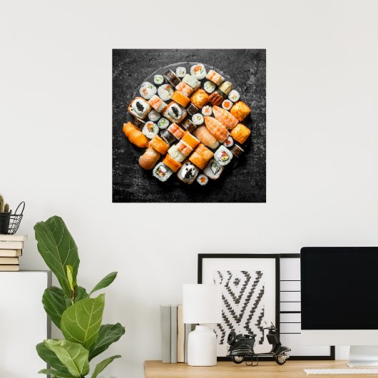 Poster Sushi platter (Bureau à domicile)