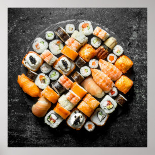 Poster Sushi platter