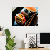 Poster Sushi Rolls (Bureau à domicile)