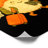 Poster Sushi Salmon Roll Loves To Travel (Coin)
