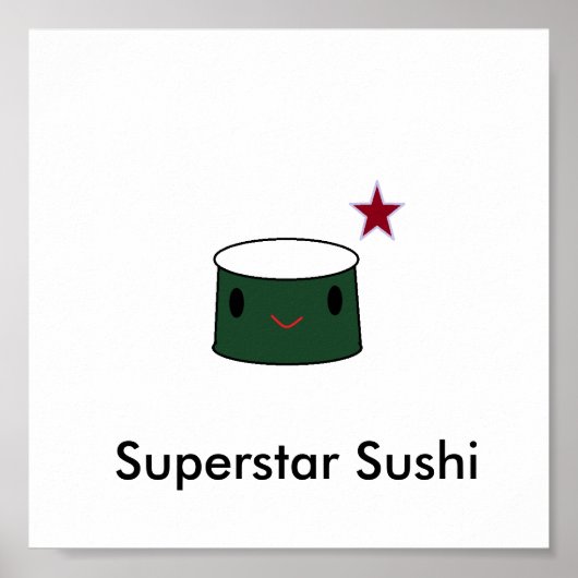 Poster Sushi Superstar (Devant)