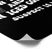 Poster Suspect Needs A New Tattoo And An Iced Coffee. Sus (Coin)