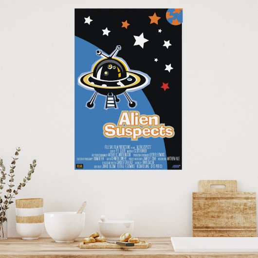 Poster Suspects Aliens (Cuisine)