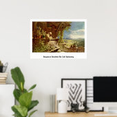 Poster Suspects Fumés Par Carl Spitzweg (Bureau à domicile)