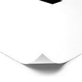 Poster Suspendre la couleur de l'Arrière - plan personnal (Coin)