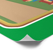 Poster Suspendre la fente rétro ralentir la devise amusan (Coin)